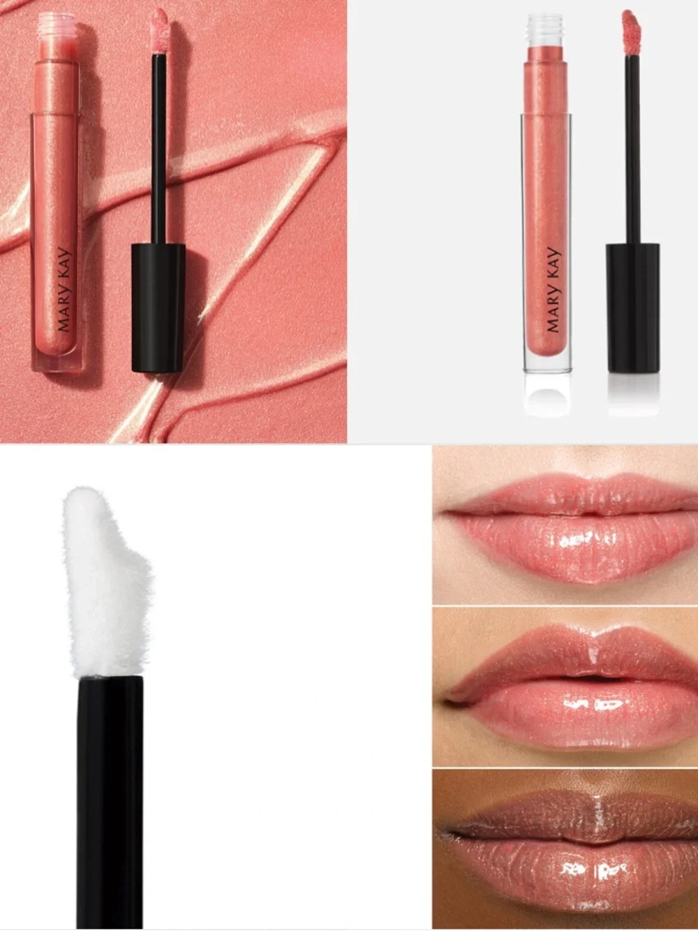 Mary Kay Unlimited Lip Gloss Fancy Coral Shimmer